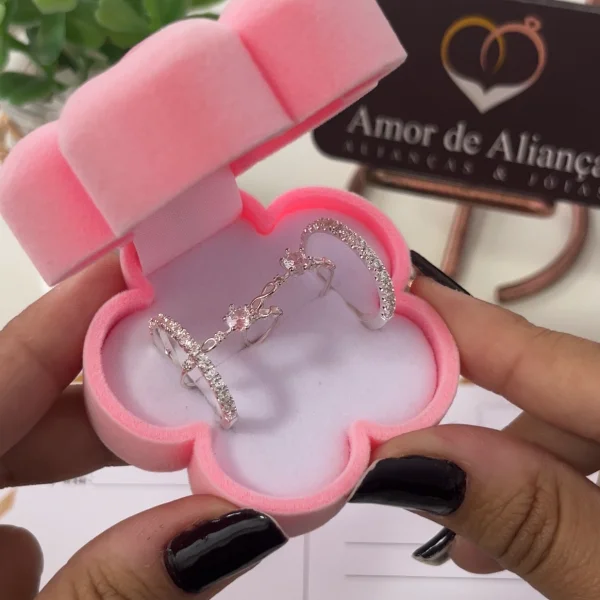 Aliança de Namoro Belize Duo 2mm - Anéis de Brinde